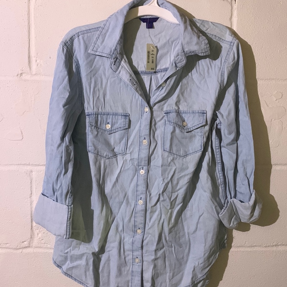 Cotton button down shirt